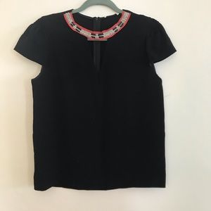 Maje Black Blouse Size 3/M